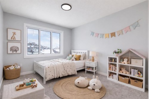 1955 Mccaskill Drive, Crossfield, AB - Indoor Photo Showing Bedroom