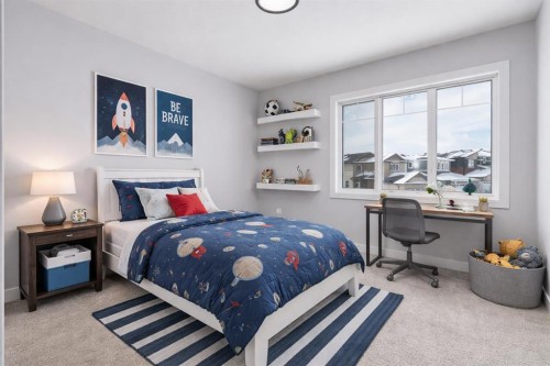1955 Mccaskill Drive, Crossfield, AB - Indoor Photo Showing Bedroom