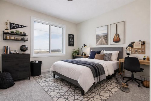 1989 Mccaskill Drive, Crossfield, AB - Indoor Photo Showing Bedroom