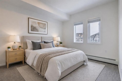 407-140 Mahogany Street, Calgary, AB - Indoor Photo Showing Bedroom
