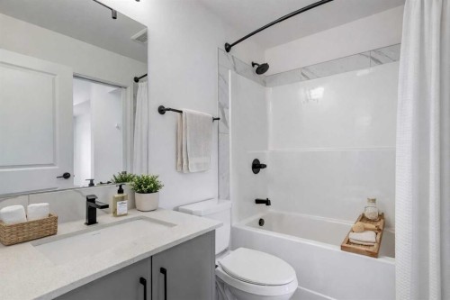 407-140 Mahogany Street, Calgary, AB - Indoor Photo Showing Bathroom