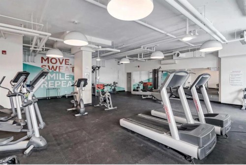 407-140 Mahogany Street, Calgary, AB - Indoor Photo Showing Gym Room