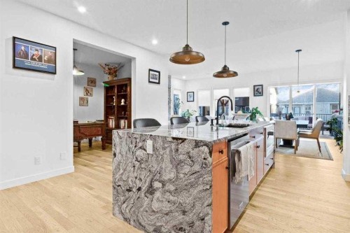 44 Ranchers Way, Okotoks, AB - Indoor Photo Showing Kitchen With Upgraded Kitchen