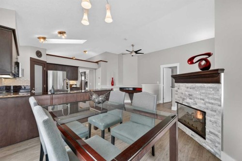 140 Citadel Park Nw, Calgary, AB - Indoor With Fireplace