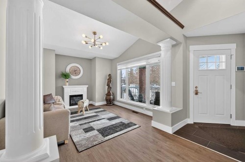 140 Citadel Park Nw, Calgary, AB - Indoor With Fireplace