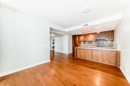 1126-222 Riverfront Avenue Sw, Calgary, AB - Indoor Photo Showing Kitchen