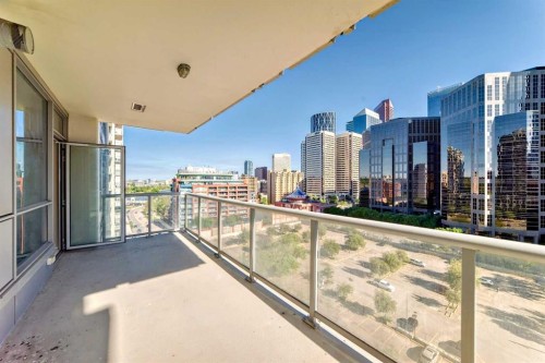1126-222 Riverfront Avenue Sw, Calgary, AB - Outdoor With Balcony With View With Exterior