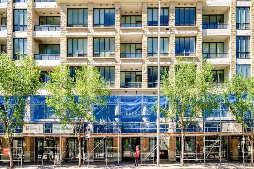 1126-222 Riverfront Avenue Sw, Calgary, AB - Outdoor With Balcony With Facade