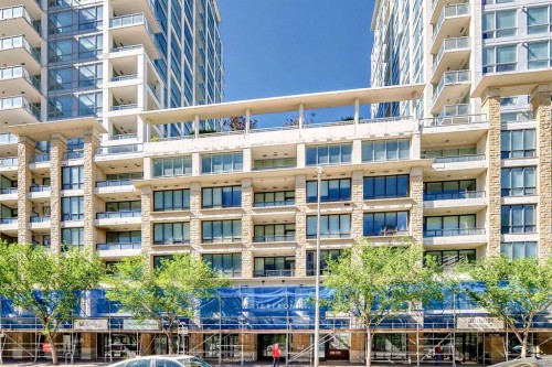 1126-222 Riverfront Avenue Sw, Calgary, AB - Outdoor With Balcony With Facade