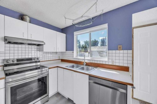 67 Martinwood Road Ne, Calgary, AB - Indoor Photo Showing Kitchen With Double Sink