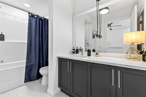 42 Heirloom Manor Se, Calgary, AB - Indoor Photo Showing Bathroom