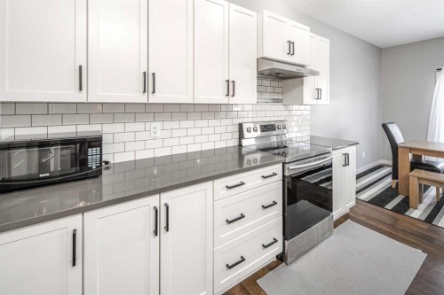 80 Howse Manor Ne, Calgary, AB - Indoor Photo Showing Kitchen With Upgraded Kitchen