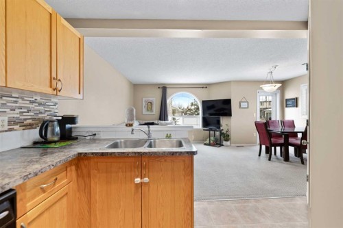 173 Bayside Point Sw, Airdrie, AB - Indoor Photo Showing Kitchen With Double Sink