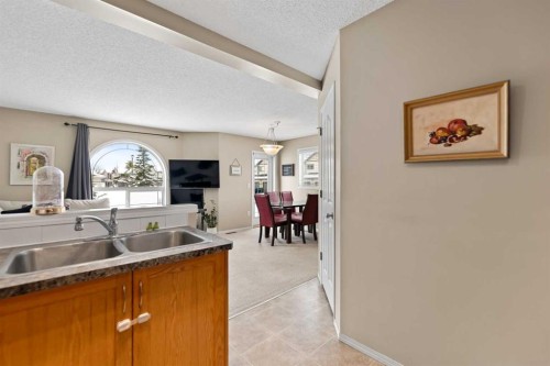 173 Bayside Point Sw, Airdrie, AB - Indoor Photo Showing Kitchen With Double Sink