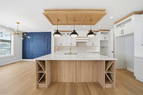 2005 Waterbury Road, Chestermere, AB - Indoor Photo Showing Kitchen