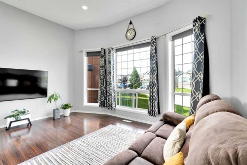 235 Saddlemead Road Ne, Calgary, AB - Indoor Photo Showing Living Room