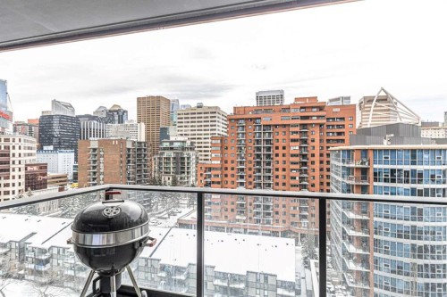 1107-730 2 Avenue Sw, Calgary, AB - Outdoor With Balcony