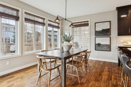 200 Aspen Summit View Sw, Calgary, AB - Indoor Photo Showing Dining Room