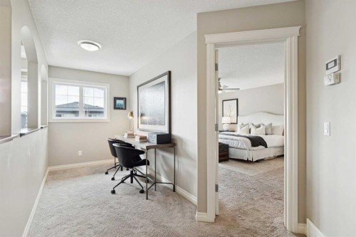 200 Aspen Summit View Sw, Calgary, AB - Indoor Photo Showing Office