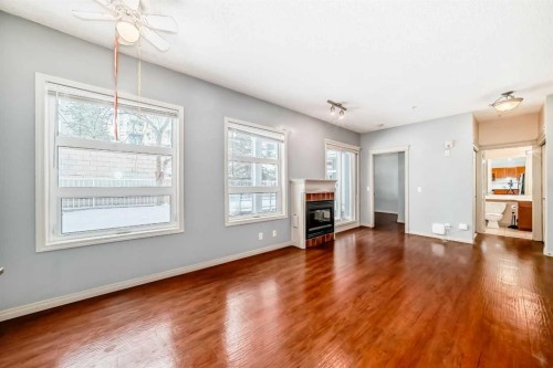 163-333 Riverfront Avenue, Calgary, AB - Indoor With Fireplace