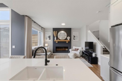 743 Seton Circle Se, Calgary, AB - Indoor Photo Showing Kitchen