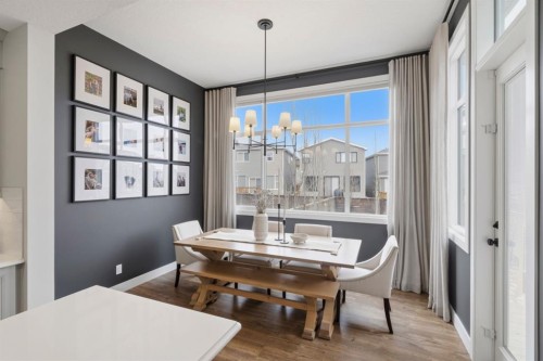 743 Seton Circle Se, Calgary, AB - Indoor Photo Showing Dining Room