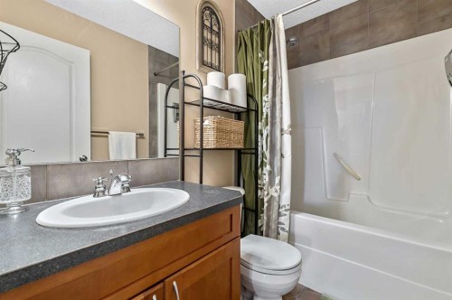 43 Sheep River Heights, Okotoks, AB - Indoor Photo Showing Bathroom