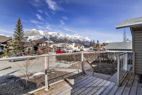 323 Hoodoo Crescent, Canmore, AB - Outdoor With Deck Patio Veranda