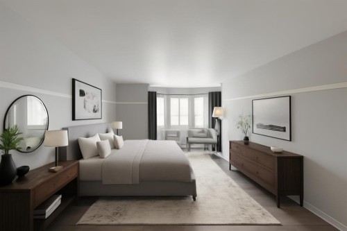 36 Chaparral Drive Se, Calgary, AB - Indoor Photo Showing Bedroom