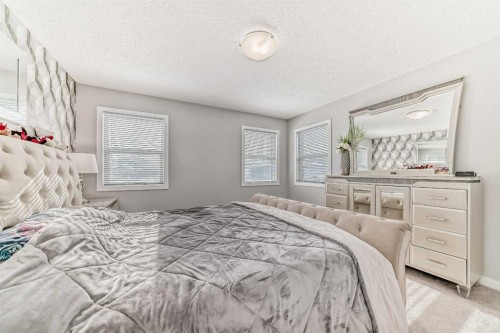 57 Cornerstone Manor Ne, Calgary, AB - Indoor Photo Showing Bedroom