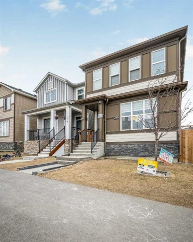 183 Cornerbrook Gate Ne, Calgary, AB - Outdoor With Deck Patio Veranda With Facade
