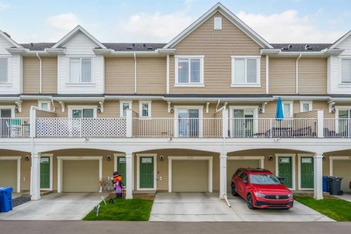 628 Copperstone Manor Se, Calgary, AB - Outdoor With Balcony With Deck Patio Veranda With Facade