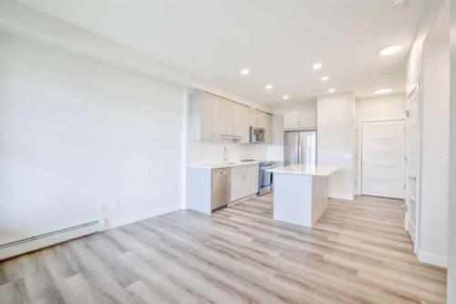 107-55 Wolf Hollow Crescent Se, Calgary, AB - Indoor Photo Showing Kitchen