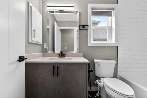 125 Saddlefield Crescent Ne, Calgary, AB - Indoor Photo Showing Bathroom
