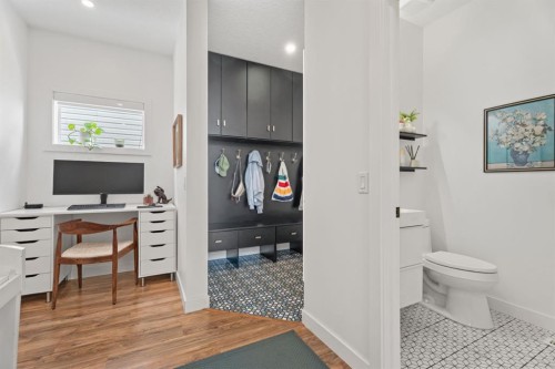 32 Chapalina Common Se, Calgary, AB - Indoor Photo Showing Office