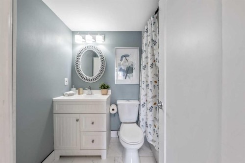 106-10 Dover Point Se, Calgary, AB - Indoor Photo Showing Bathroom