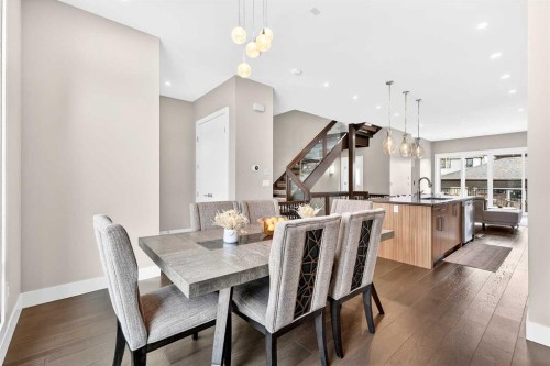 3736 44 Street Sw, Calgary, AB - Indoor Photo Showing Dining Room