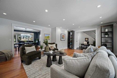 116 Bay View Drive Sw, Calgary, AB - Indoor Photo Showing Living Room