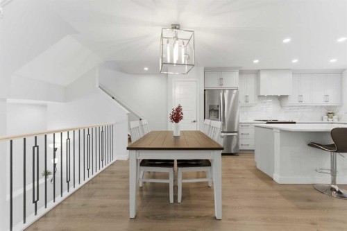 99 Aquila Way Nw, Calgary, AB - Indoor Photo Showing Kitchen With Upgraded Kitchen