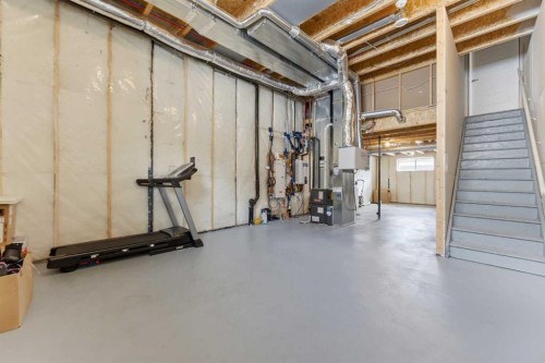 99 Aquila Way Nw, Calgary, AB - Indoor Photo Showing Basement
