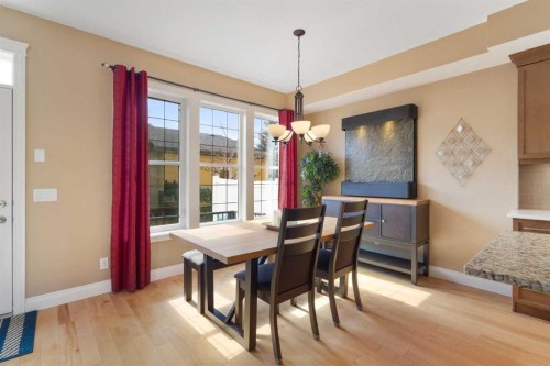 536 Quarry Park Boulevard Se, Calgary, AB - Indoor Photo Showing Dining Room