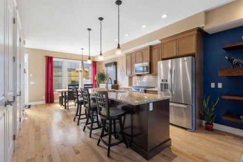 536 Quarry Park Boulevard Se, Calgary, AB - Indoor Photo Showing Kitchen With Stainless Steel Kitchen With Upgraded Kitchen