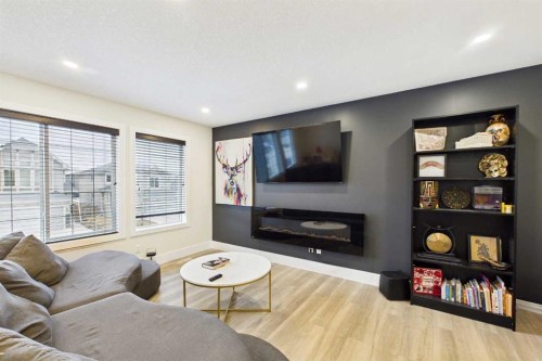 156 Rainbow Falls Heath, Chestermere, AB - Indoor Photo Showing Living Room