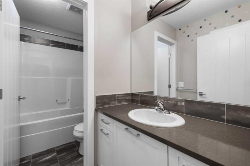 156 Rainbow Falls Heath, Chestermere, AB - Indoor Photo Showing Bathroom
