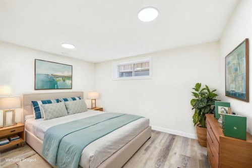 156 Rainbow Falls Heath, Chestermere, AB - Indoor Photo Showing Bedroom