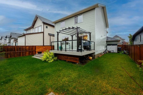 156 Rainbow Falls Heath, Chestermere, AB - Outdoor With Deck Patio Veranda With Exterior