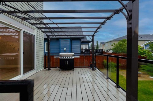 156 Rainbow Falls Heath, Chestermere, AB - Outdoor With Deck Patio Veranda