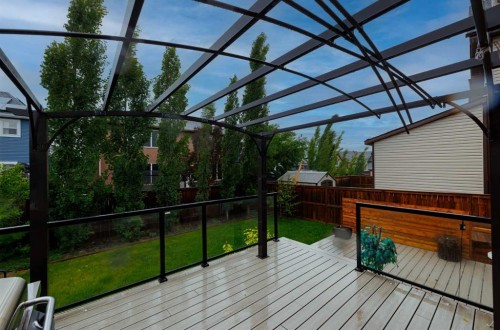 156 Rainbow Falls Heath, Chestermere, AB - Outdoor With Deck Patio Veranda With Exterior