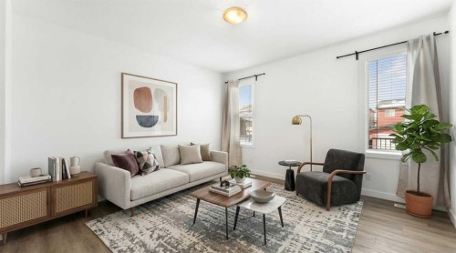 48 Ambleside Crescent Nw, Calgary, AB - Indoor Photo Showing Living Room