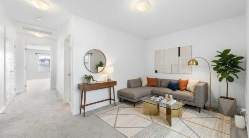 48 Ambleside Crescent Nw, Calgary, AB - Indoor Photo Showing Living Room